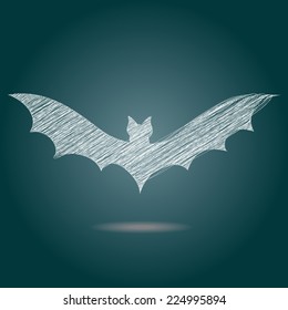  Halloween bat vector