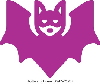Halloween bat vector clip art icon