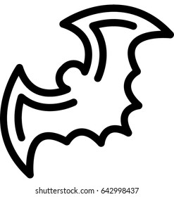 Halloween Bat Vector Icon