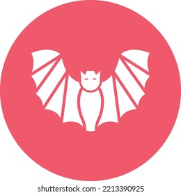 Halloween bat Vector Icon which is suitable for commercial work and easily modify or edit it
