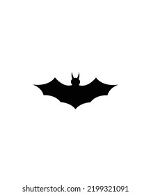 Halloween bat vector illustration isolated on white 