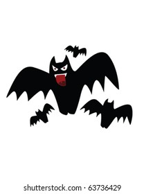 Halloween bats