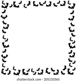 halloween bats border