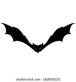 
halloween with bats flying at night as background