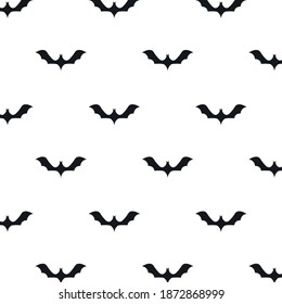 halloween bats flying pattern background vector illustration design