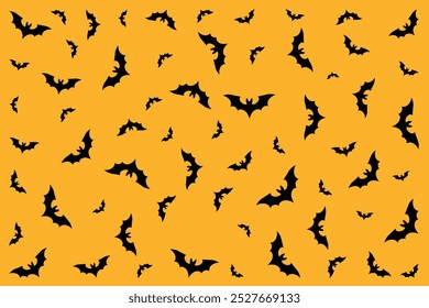 Fondo de Vector volador de murciélagos de Halloween perfecto para decoraciones de halloween y proyectos digitales