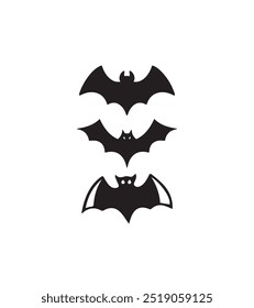 Halloween Bats  free vector icon  with flat design