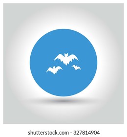 Halloween Bats icon. Halloween pictogram elements collection.  Halloween Party Day World wide celebrated on October 31. Vector illustration web internet design elements