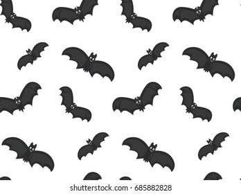 Halloween bats pattern
