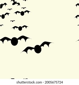 halloween bats pattern cute drawing