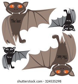 Halloween bats. Vector.