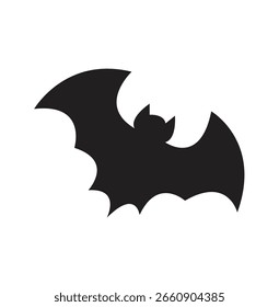 Vector de murciélagos de Halloween en blanco y negro