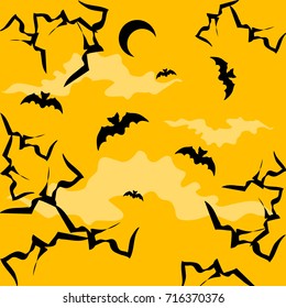 Halloween Bats Vector Illustration