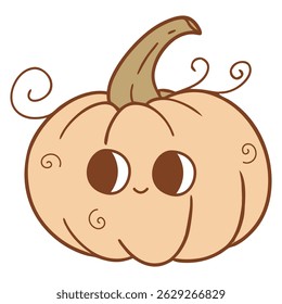 halloween best cute pumpkin design vector pink color design