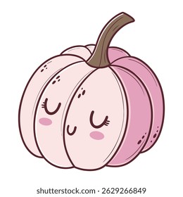 halloween best cute pumpkin design vector pink color design