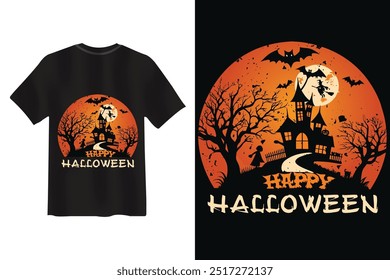 halloween best t-shirt design 2024.