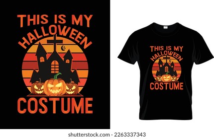Halloween  best t-shirt design template