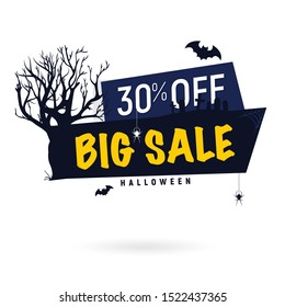 halloween big sale design banner 