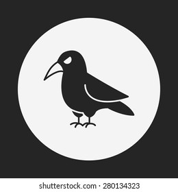 halloween bird icon