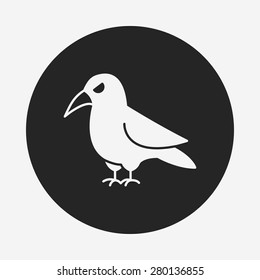halloween bird icon