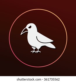 halloween bird icon