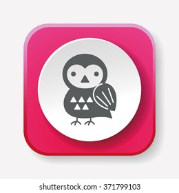 halloween bird icon