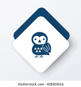 halloween bird icon