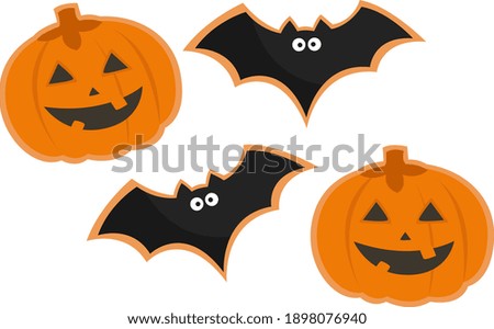 Similar – Image, Stock Photo Halloween cookies Dessert