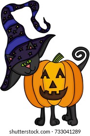 Halloween black cat
