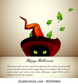 Halloween black cat | EPS10 Compatibility Required
