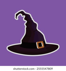 A Halloween Black hat vector illustration for kids