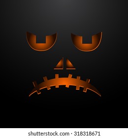 Halloween Black Mask Background eps 10