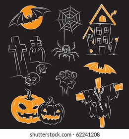 Halloween Black Set