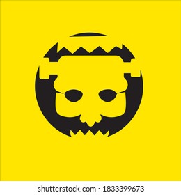 halloween black silhouettes eps illustration
