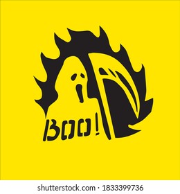 halloween black silhouettes eps illustration