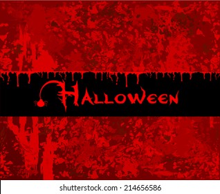 halloween bloody frame. Vector