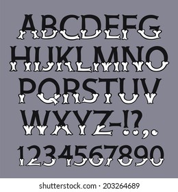 Halloween Bone Font.