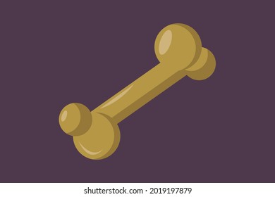 Halloween Bone Vector Icon Design