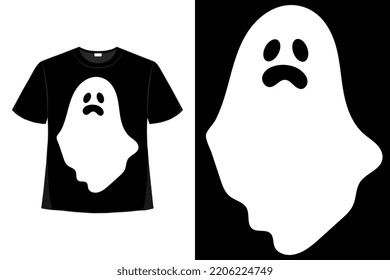 Halloween Boo Ghost Spooky Horror Tshirt Good For Clothes, Greeting Card, Poster, And Mug Design. 