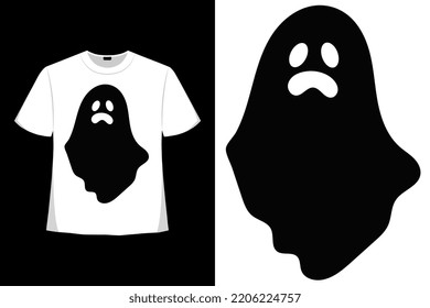 Halloween Boo Ghost Spooky Horror Tshirt Good For Clothes, Greeting Card, Poster, And Mug Design. 