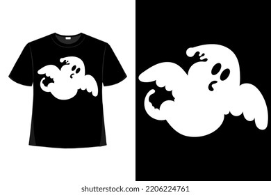 Halloween Boo Ghost Spooky Horror Tshirt Good For Clothes, Greeting Card, Poster, And Mug Design. 