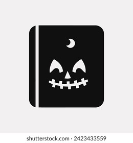 Halloween book icon - Simple Vector Illustration