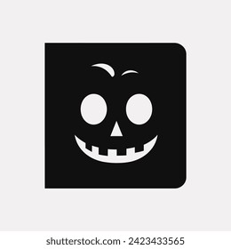 Halloween book icon - Simple Vector Illustration