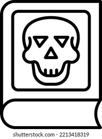 Halloween Book Vector Icon which is suitable for commercial work and easily modify or edit it

