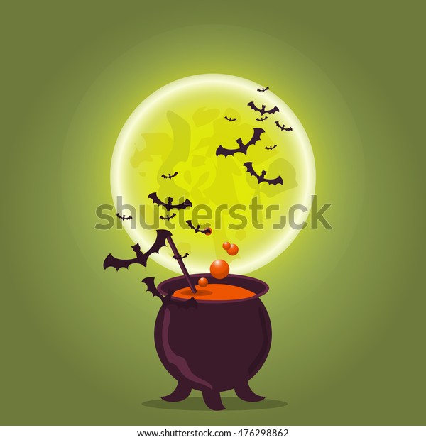 Halloween border ghost moon card dark silhouette\
for design. Horror celebration background halloween icons party\
cartoon set. Spooky moon autumn halloween october vector symbols\
design.