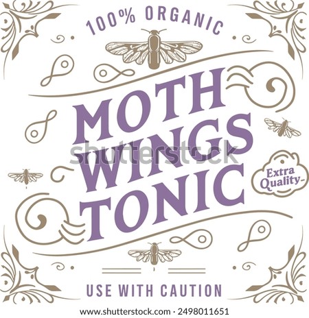 Halloween Bottle Labels Potion Labels. Vector Illustration