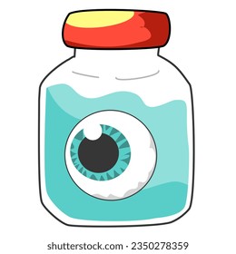Vector de botella de Halloween para decoración , diseño , fondo