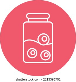 Halloween Bottle Vector Icon which is suitable for commercial work and easily modify or edit it
