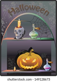 Halloween Boutique Background