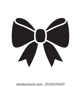 HALLOWEEN BOW SILHOUETTE, BOW VECTOR